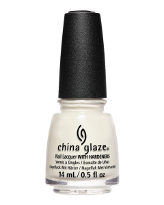 Front view of China Glaze Nail Lacquer, What A Dream with China Glaze black cap.
