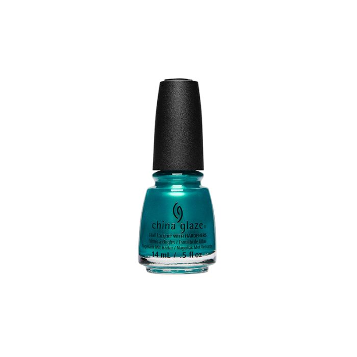 China Glaze nail polish in 0.5-ounce bottle with Don't Teal my Vibe variant