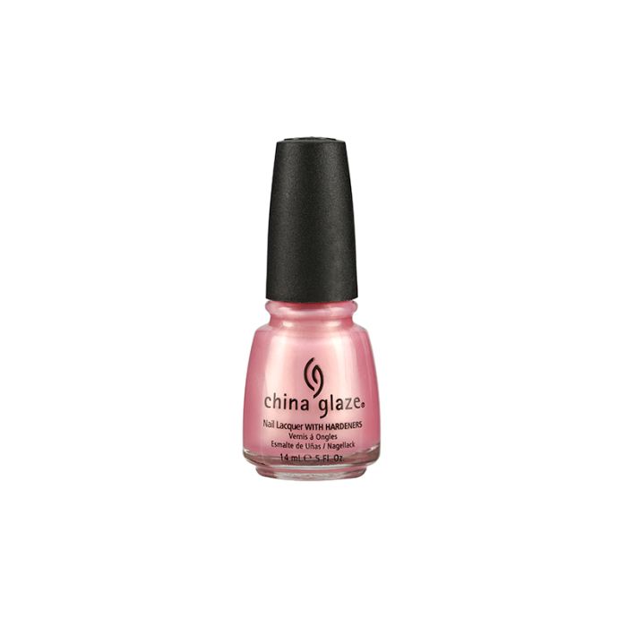 Frontage of a Shiny Pink nail polish bottle from China Glaze with Exceptionally Gifted color shade