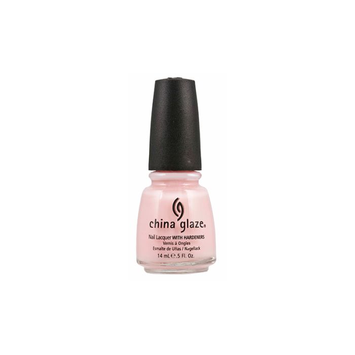 Nail lacquer glass bottle in Innocence variant from China Glaze  with 0.5-ounce size