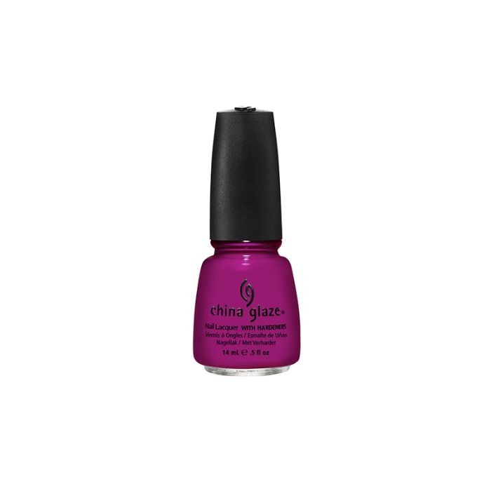 Front view of a 0.5-ounce capped bottle  of a nail color from China Glaze with Under The Boardwalk color shade