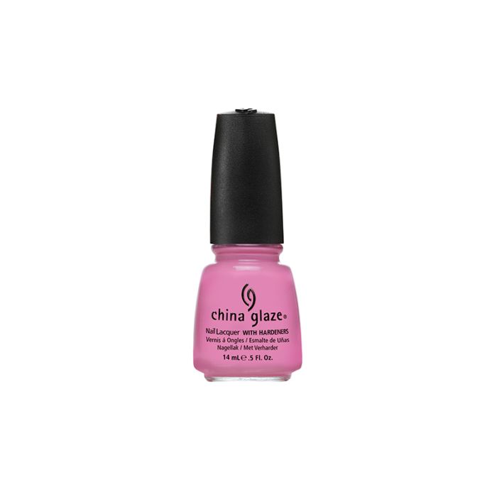 Front view of 0.5-ounce nail lacquer from China Glaze with Dance Baby shade variant