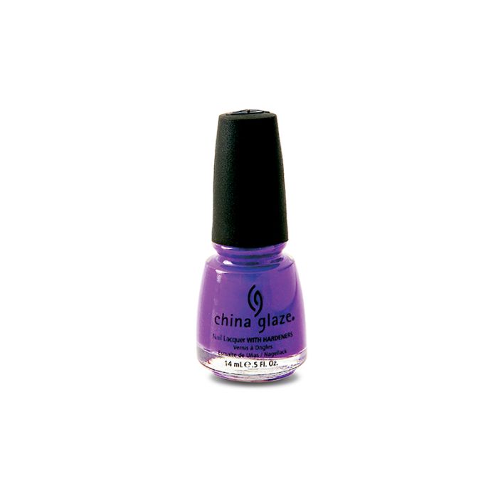 Neon purple nail color from China Glaze in 0.5-ounce size in Flying Dragon color variant