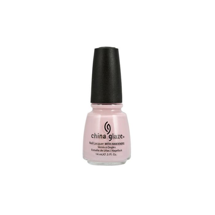 0.5-ounce capped Beige nail color bottle from China Glaze Nail Lacquer collection in Something Sweet color shade