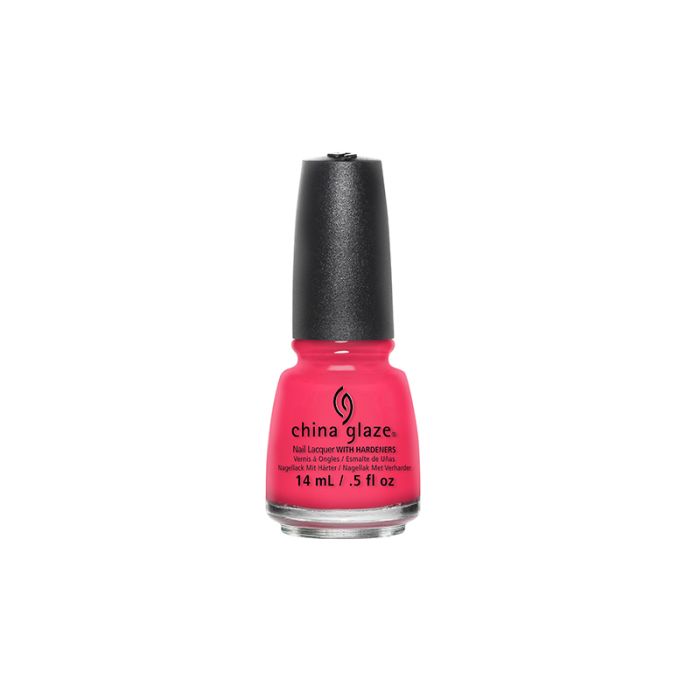 Frontage of 0.5-ounce Bottle of nail polish from China Glaze in Pool Party variant
