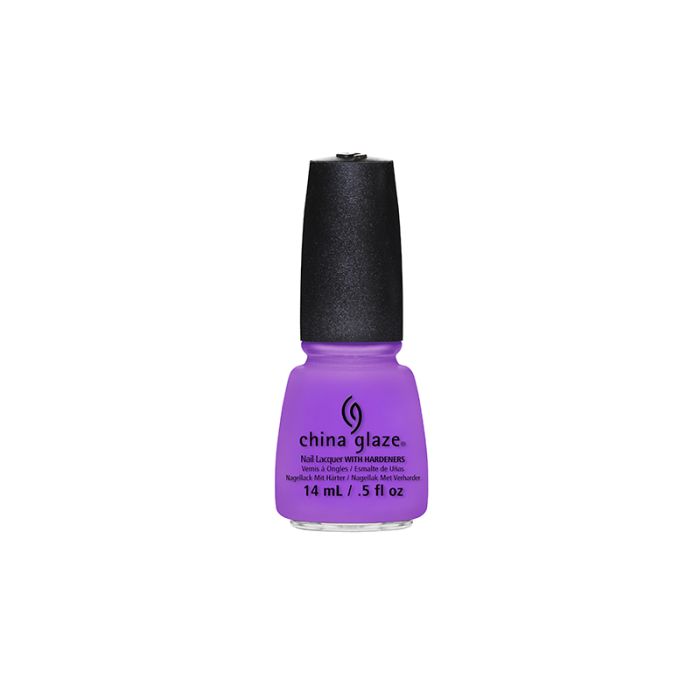 Front view of 0.5-ounce  Bottle  of nail lacquer from China Glaze in That's shore bright variant