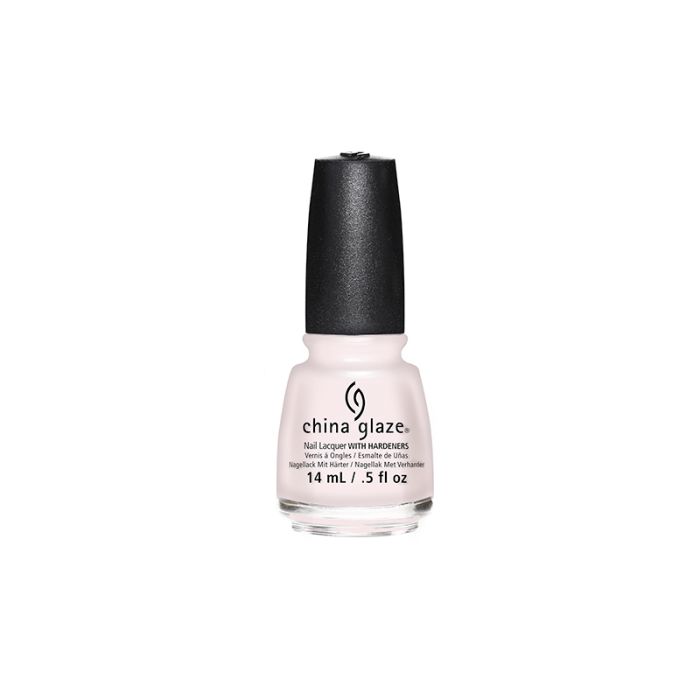 0.5-ounce bottle of a nail polish from China Glaze with Lets Chalk About It color shade