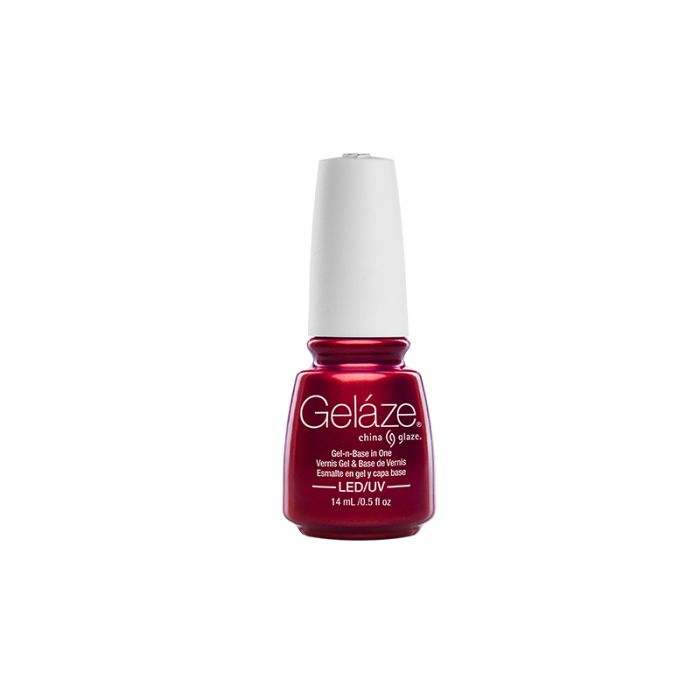 Front view of 0.5-ounceNail gel polish with Gelaze brand in Peppermint To Be color shade