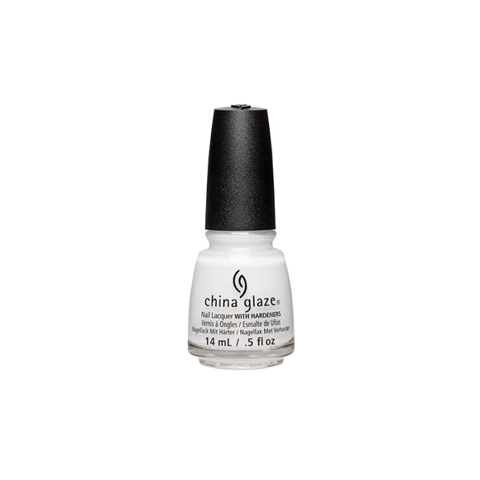 Frontage of China Glaze Nail Lacquer, Snow Way variant in 0.5-ounce bottle