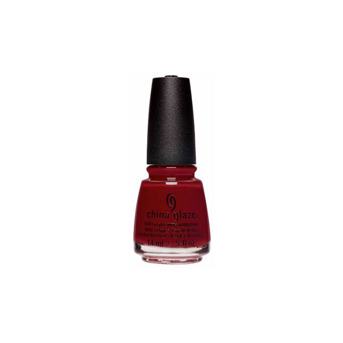 Capped 0.5-ounce nail lacquer from China Glaze in Rock N' Royale variant