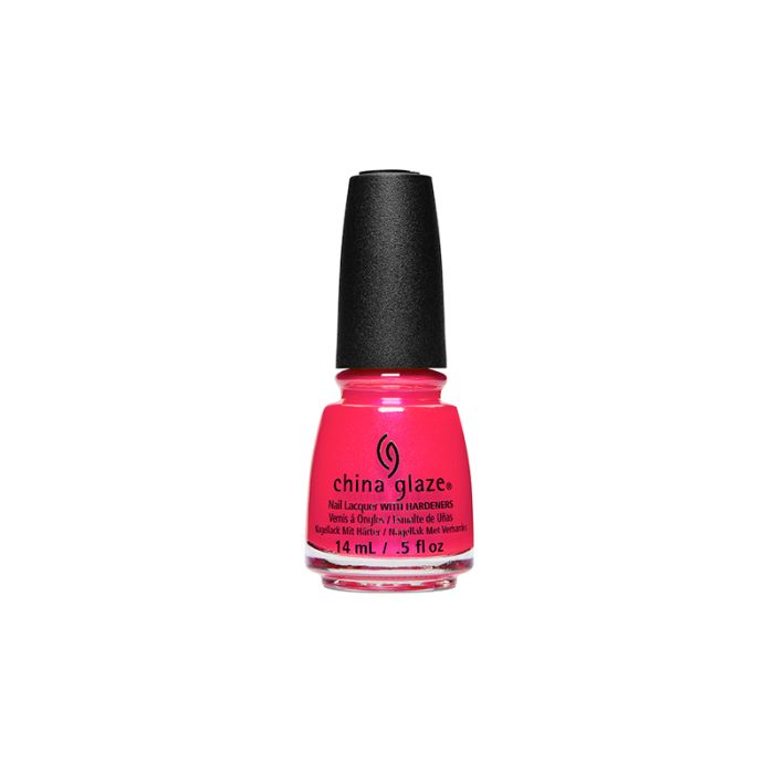 0.5-ounce capped nail color bottle from China Glaze with Bodysuit Yourself! variant isolated in white background