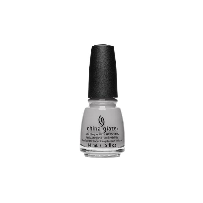 Frontal view of a 0.5-ounce  China Glaze nail lacquer in Pleather Weather hue variant