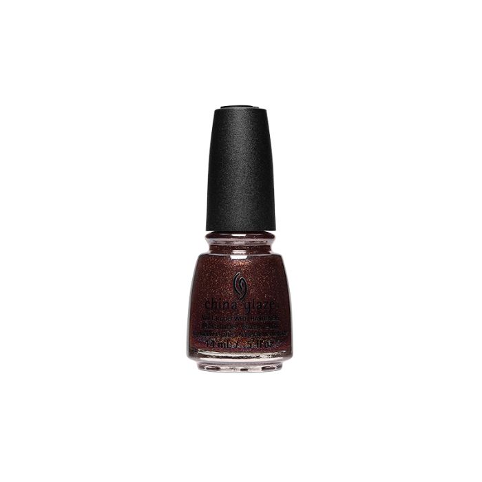 Capped 0.5-ounce China Glaze Aut-umm I Need That nail lacquer isolated in white background