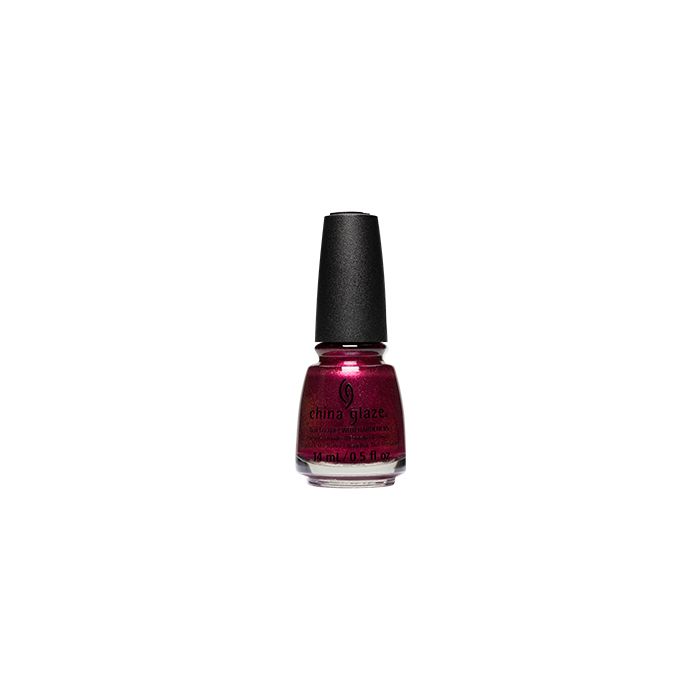 Front view of China Glaze Nail Lacquer in Ruby RIches color variant