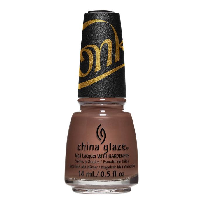 Secret Recipe Nail Lacquer bottle, is a rich milk chocolate crème, from China Glaze's Holiday Collection "Wonka."