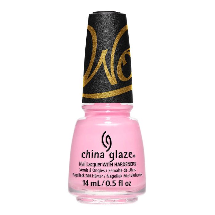 Totally Tafy Nail Lacquer Bottle, soft and fluffy pink crème from China Glaze's Holiday Collection "Wonka."