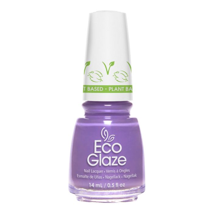 A Eco Glaze Nail Lacquer, Violet Breeze bottle 