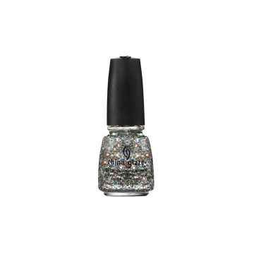 Nail polish bottle from  China Glaze in Techno color variant with label text