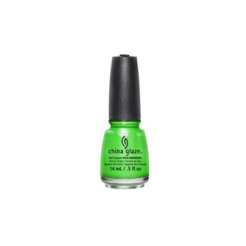 Bottle of China Glaze Nail Lacquer in I'm with the Life Guard variant in 0.5-ounce  size with  label text