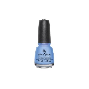 Frontage of 0.5-ounce Boho Blues nail lacquer bottle from China Glaze with label text
