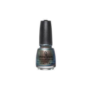 Front view of a 0.5-ounce China Glaze Nail Lacquer collection in Gone Glamping color shade