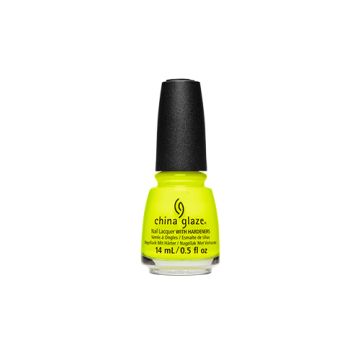A comprehensive view of 0.5-ounce China Glaze - Tropic Like It's Hot nail lacquer