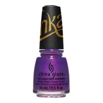 Pure Imagination Nail Lacquer Bottle, magical purple shimmer from China Glaze's Holiday Collection 